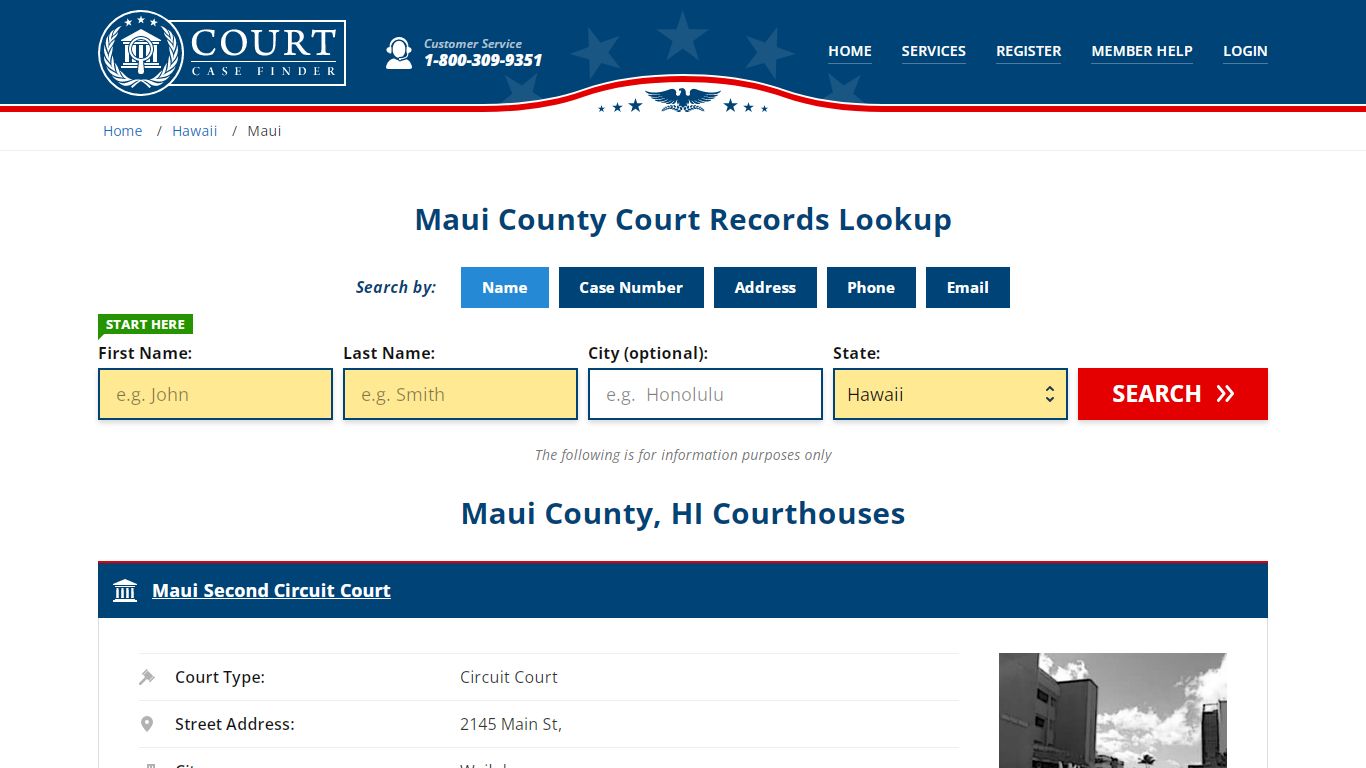 Maui County Court Records | HI Case Lookup